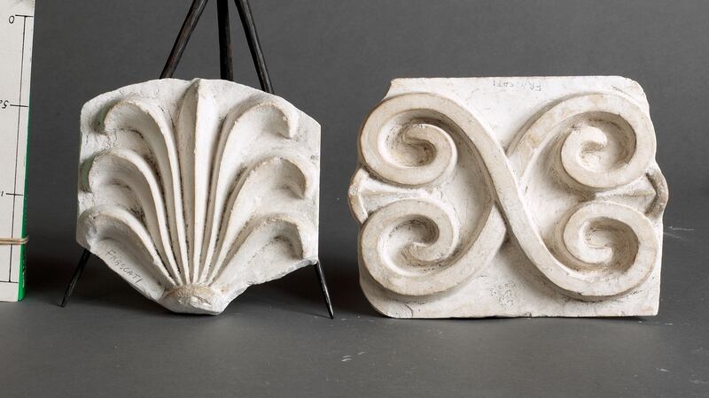 Plasterwork cornicing from Frascati House, Pearson Collection