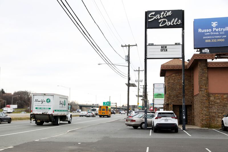 The strip club in Lodi, N.J., which served to portray the Bada Bing in the HBO series “The Sopranos”. Photograph: Andrea Mohin/The New York Times
                      