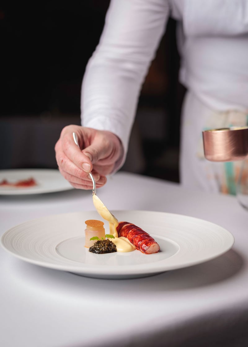 Adam Nevin's menu at Carton House