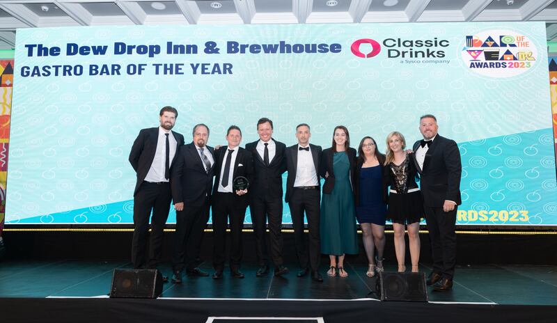 Gastro bar of the year winner The Dew Drop Inn & Brewhouse, sponsored by Classic Drinks. Photograph: Paul Sherwood