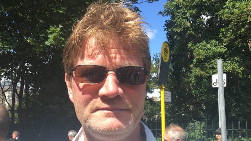 John Mulligan takes part on Saturday’s motor insurance rally