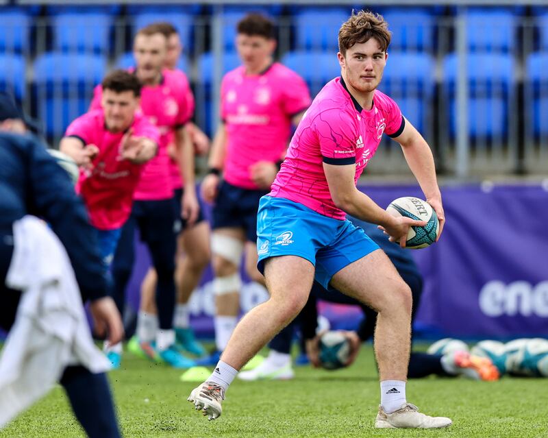 David Dooley during Leinster training in 2022. Photograph: Ben Brady/Inpho