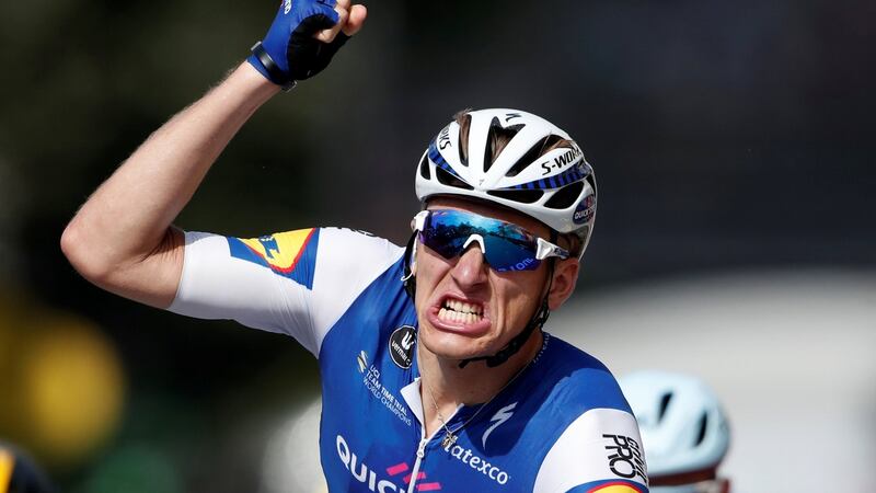 Thursday brought another stage win or my teammate  Marcel Kittel. Photograph: Benoit Tessier/Reuters