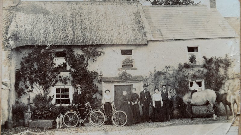 The original farmhouse near Tullamore, Co Offaly. Photograph: Dara Mac Dónaill