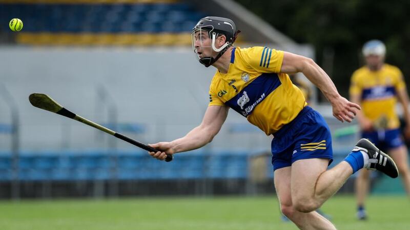 Clare’s Tony Kelly is playing a floating role. He has no defined position but he does have a really defined role. He has a licence to go hunt the ball and express himself. Photograph: Lorraine O’Sullivan/Inpho
