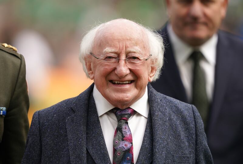 President Michael D Higgins described the remarks of German EU Commission president Ursula von der Leyen in support of Israel as 'thoughtless and even reckless'. Photograph: Brian Lawless/PA Wire