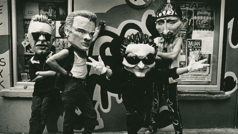 Bighead strikes again: Macnas’s version of U2 for the band’s Zooropa tour in 1993