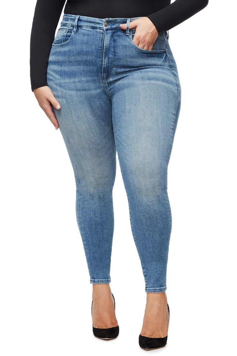 Power stretch skinny, €150, Good American