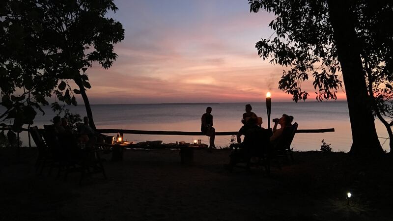 Sunset at the Venture North Camp