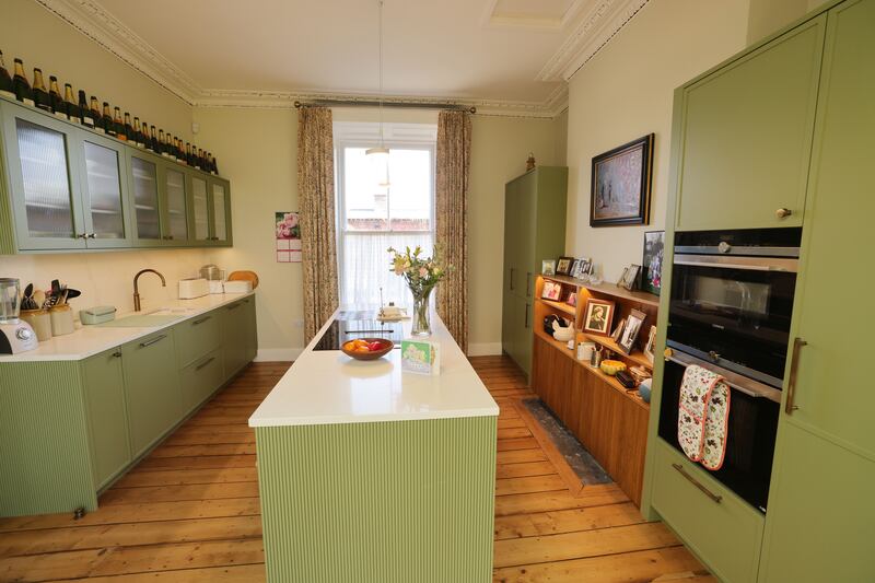 Kitchen area. Photograph: Alan Betson