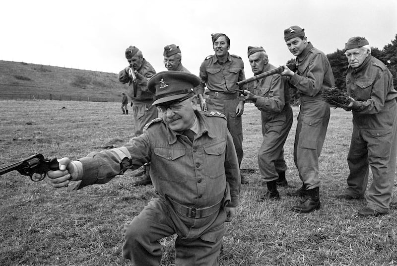 The BBC's hit comedy Dad's Army, 1970. Photograph: PA