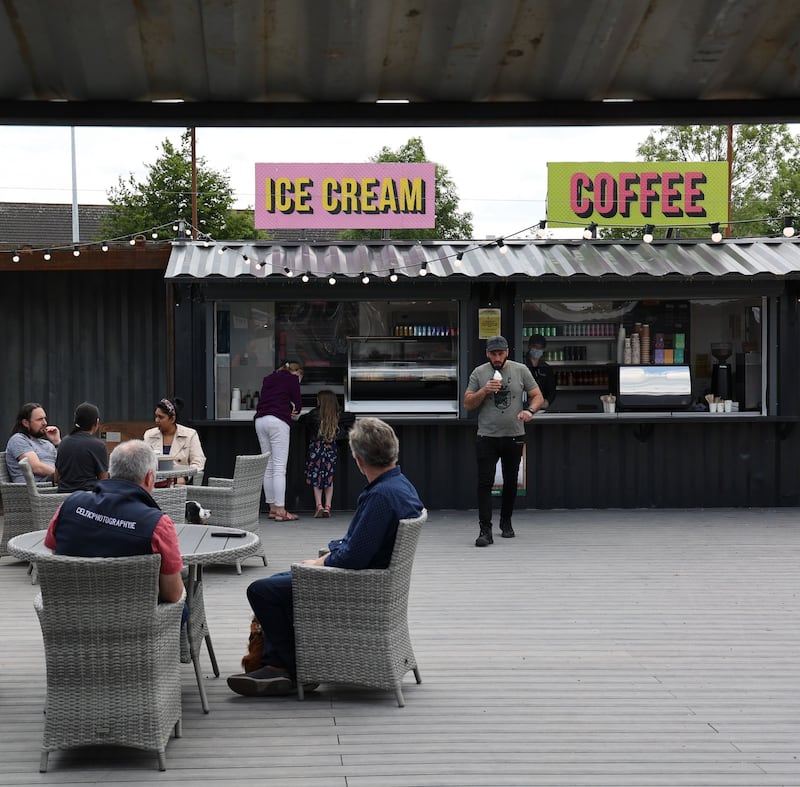 Solas: ice cream and coffee. Photograph: Nick Bradshaw