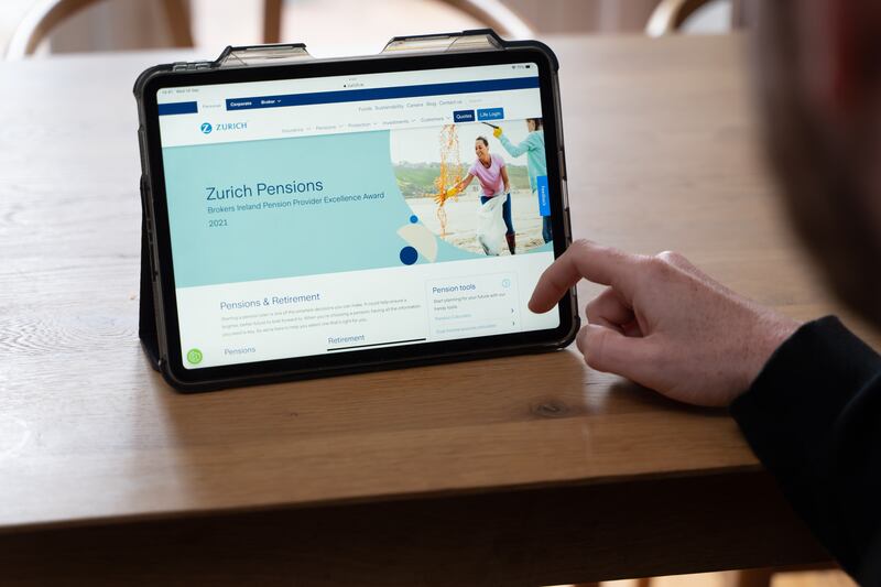 Having a Zurich pension has given Liam peace of mind for his family’s future