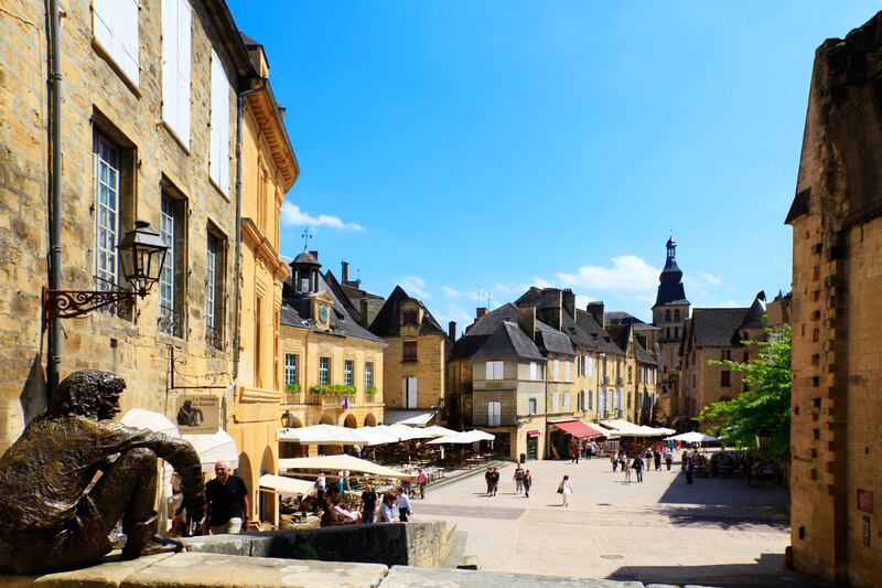 Sarlat is a busy holiday town. Photograph: iStock