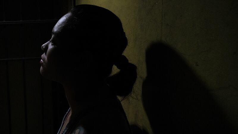 Steph (35) poses outside her home in Manila on October 22nd, 2018. She had three backstreet abortions. She had her first abortion when she was 16. Photograph: Kimberly dela Cruz