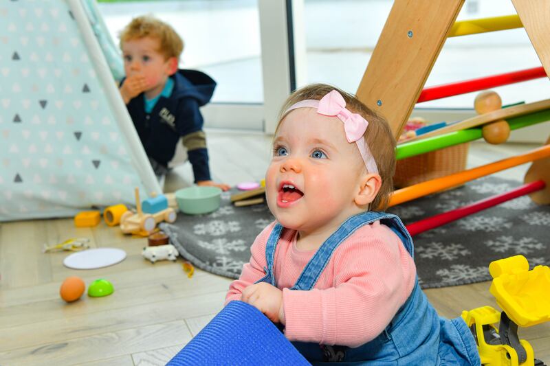 Róisín Ryan (1) with her brother Billy (2) at their home in Nenagh, Co Tipperary. Photograph: Diarmuid Greene