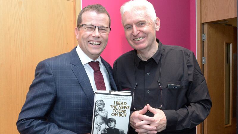 Michael Mc Cartney and Paul Howard. Photograph: Cyril Byrne