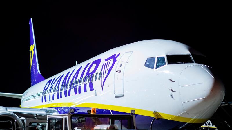 Up, up and... down. Ryanair’s woes continue. Photograph:  Marcel Kusch/AFP/Getty Images