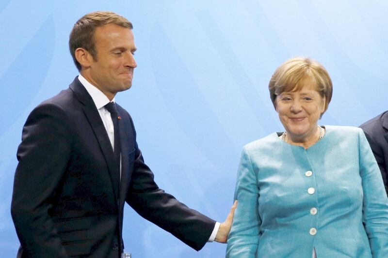 A new Paris-Berlin deal could provide a “template” for the other states. Photo: Fabrizio Bensch/Reuters