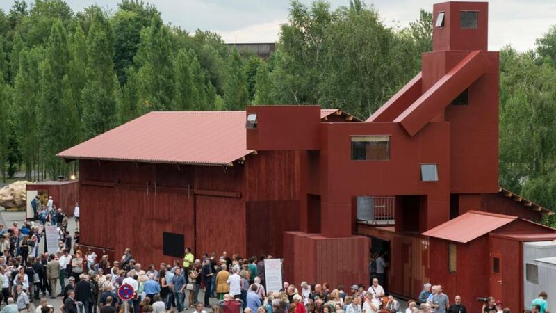 The “Domestikator” had been due to go on view in the Louvre’s Tuileries Gardens. Photograph: Atelier Van Lieshout