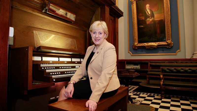 Heather Humphreys: “I started playing the organ in Drumkeen Presbyterian Church in Co Monaghan, which is my local church, in 1998.”  Photograph: Nick Bradshaw