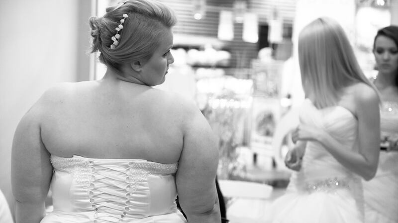 “A friend had so much difficulty finding a dress that she questioned whether she deserved to be a bride.” Photograph: iStock