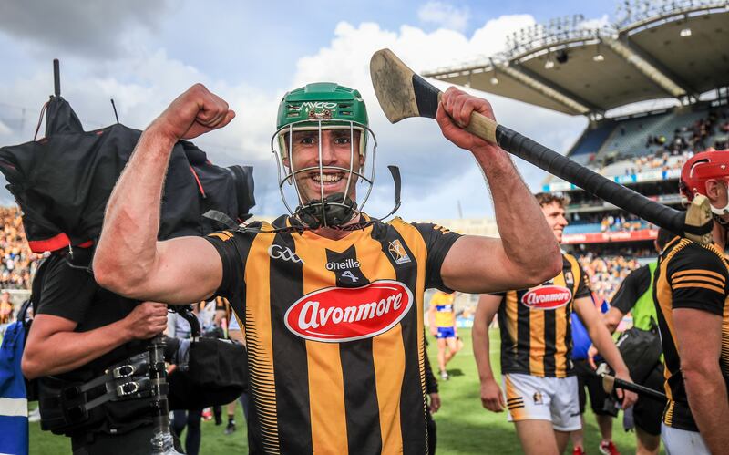 Tommy Walsh of Kilkenny celebrates their semi-final win over Clare at Croke Park. Photograph: Evan Treacy/INPHO 