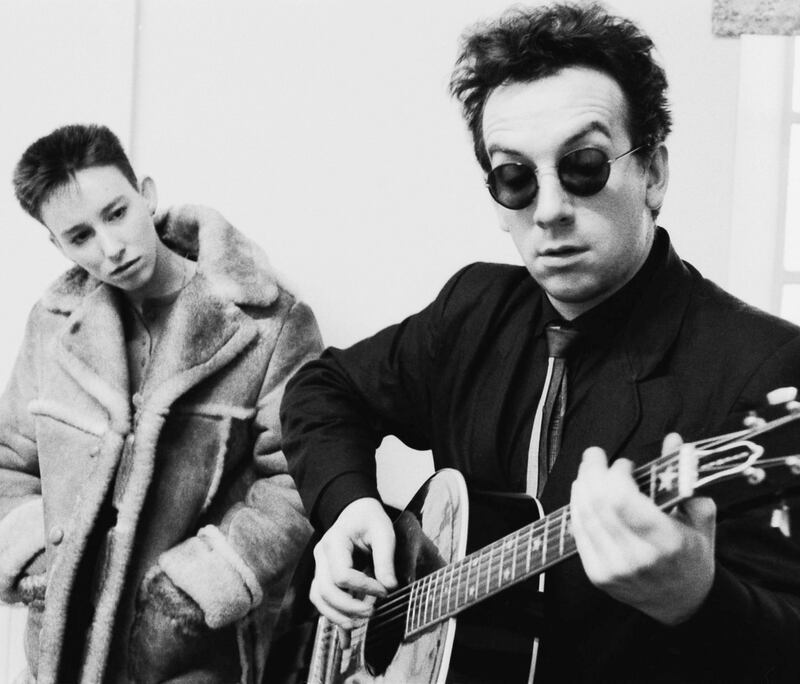 Fairytale of New York:  Cait O’Riordan and Elvis Costello in 1986. Photograph: Estate of Keith Morris/Redferns/Getty