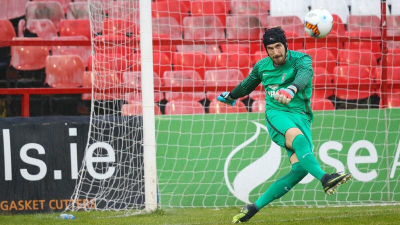 Igor Labuts during his Athlone Town days, which ended unhappily.  Photograph: Oisin Keniry/Inpho