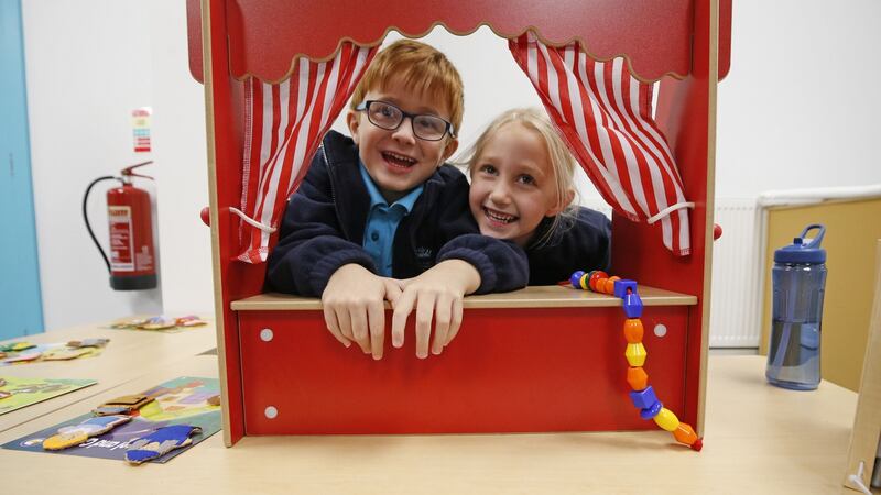 Junior pupils at the Nord Anglia International School. Photograph: Nick Bradshaw for The Irish Times