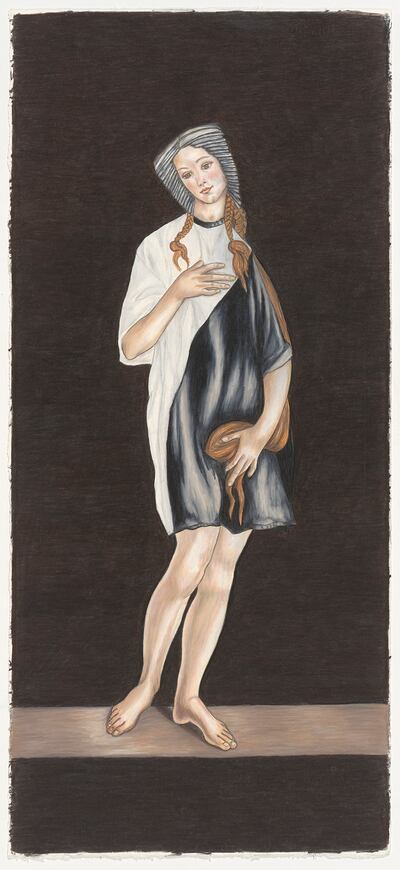 Venus: Tinfoil Highlights (2021) by Amanda Jane Graham. Photograph: Dickon Whitehead