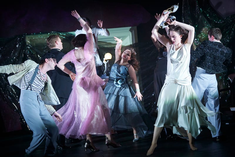 Eoin Fullston, Jack Meade, Sadhbh Malin, Mazzy Ronaldson, Molly Hanly and David Rawle in Youth’s the Season - ?. Photograph: Ros Kavanagh