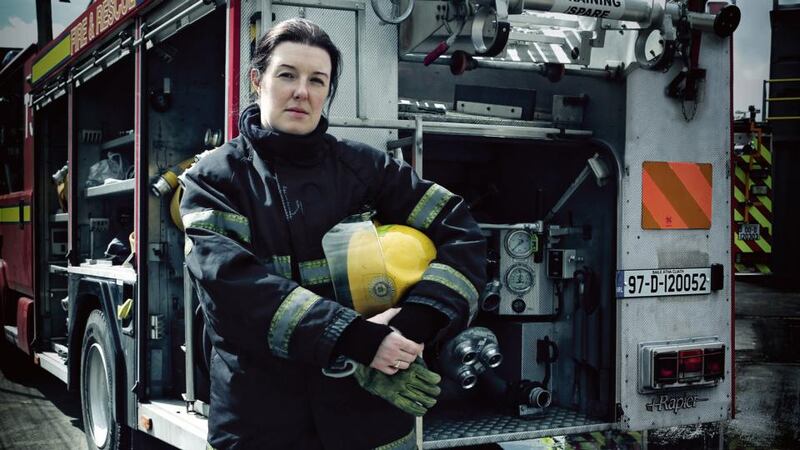 Teresa Hudson: “People say to me, but what do you do in the fire brigade? They don’t do it on purpose, but it’s kind of like, you’re a girl, so what do you do?” Photograph: Beta Bajgart