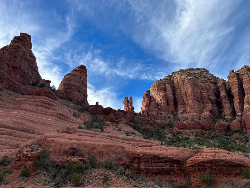 Pink Jeep Tour, outside Sedona, Arizona. Photograph: Gemma Tipton