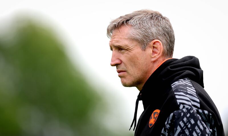 Armagh manager Kieran McGeeney during Saturday's game against Derry at the Athletic Grounds. Photograph: Ryan Byrne/Inpho