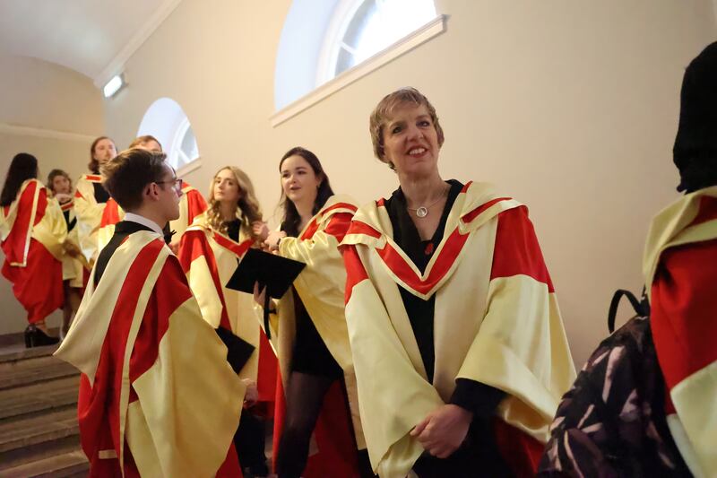 Labour Party Leader Ivana Bacik was awarded a PhD for her research on Feminist Criminology at Trinity College last week. Photograph: Nick Bradshaw/The Irish Times