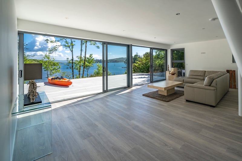 Views are stunning and the house is south-facing so benefits from lots of natural light. Photograph: Jakub Walutek