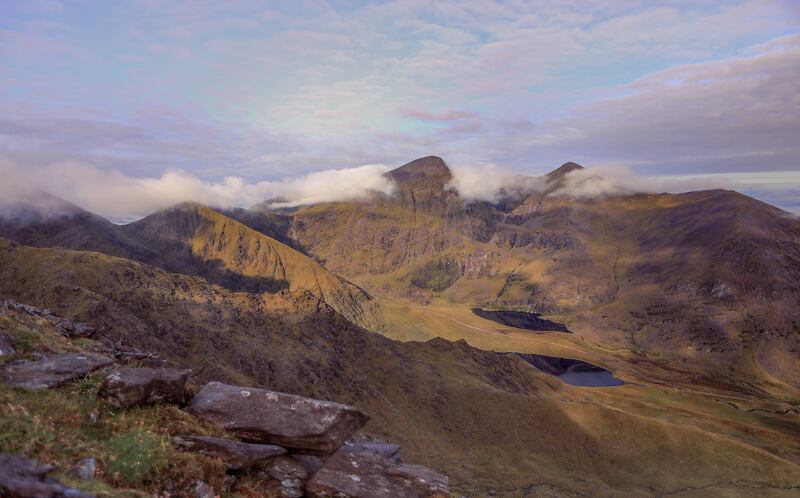 A view of Carrauntoohil  from Cnoc na Péiste. Photograph: Valerie O'Sullivan