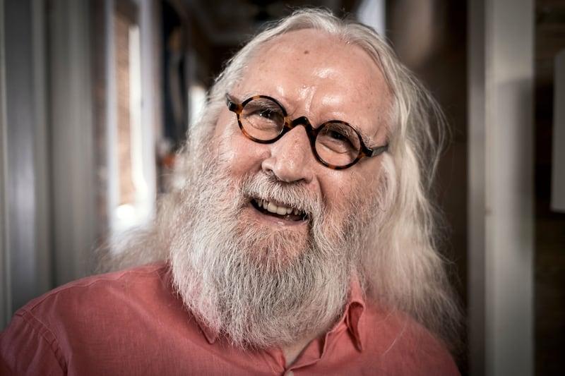 Billy Connolly in In My Own Words. Photograph: Mike Reilly/Whisper TV/BBC