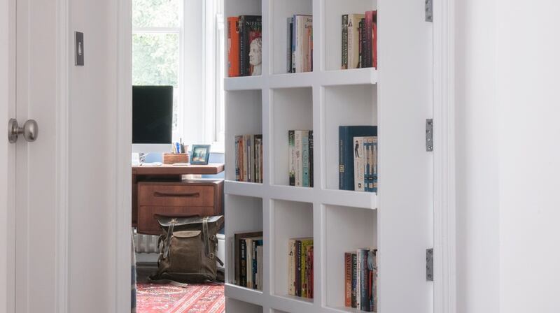 This property shows how you can make very smart use of vertical space. Photograph: Jody Stewart