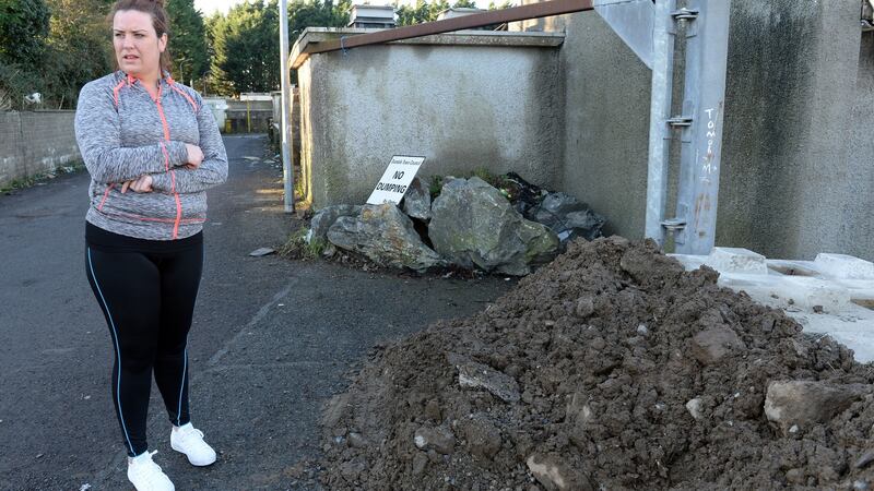 Nora Maguire,  whose mobile home was removed from the  site at Woodland Park, Dundalk in January. Photograph: Eric Luke/The Irish Times