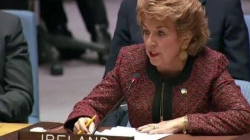 Irish ambassador to the United Nations Geraldine Byrne Nason