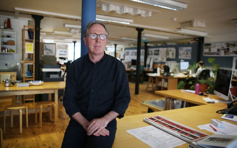 Seán Harrington: 'As an architect, you’re juggling 1,000 things in the air at once, and the design process takes many months.' Photograph: Bryan O’Brien 