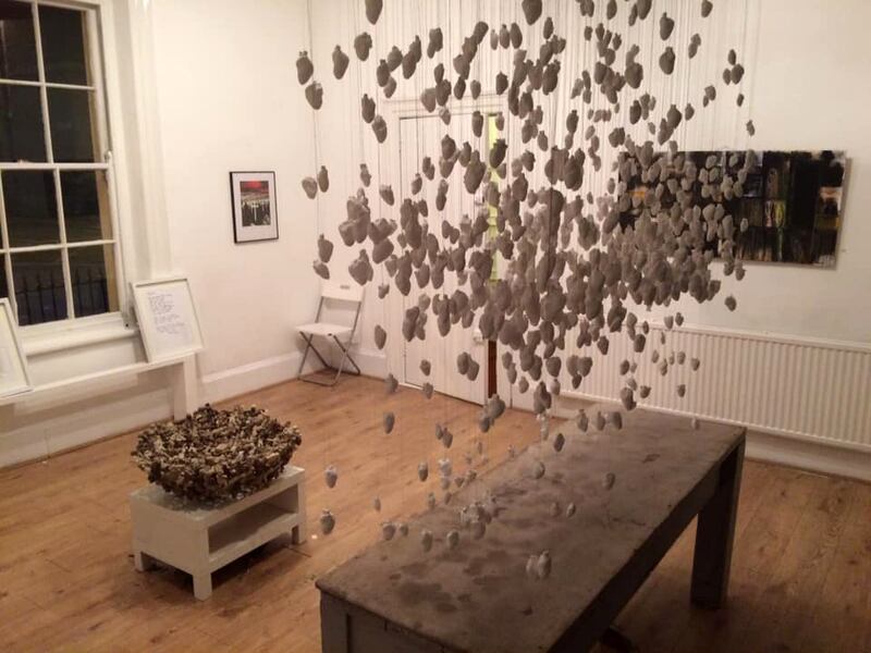 Stay with Me, which opens in the Aula Maxima, is a group art exhibition which brings together the work of 20 artists and survivors who felt compelled to create artwork in response initially, to the tragic story of the Tuam Babies. Photographs supplied by Olivia Kelleher and UCC