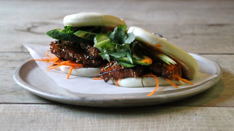 Spicy tofu bao