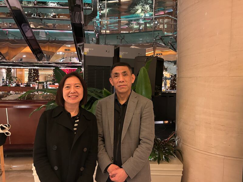 Branca Bunús founders Hongyun Tai and Wenxin Wang in Shanghai.