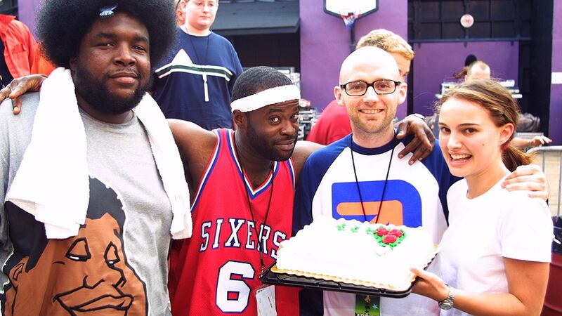 AREA ONE CONCERT AT JONES BEACH IN WANTAGH, LONG ISLAND, NEW YORK, 2001: THE ROOTS, MOBY, AND NATALIE PORTMAN. PHOTOGRAPH: THEO WARGO/WIREIMAGE