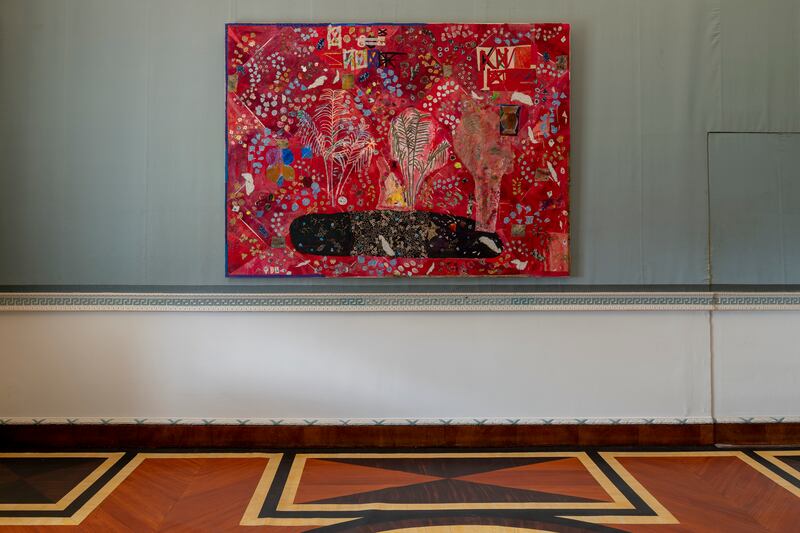 Swords and Phelan’s work is characterised by an overt sensuousness and colourful bombast, perfect for an exhibition within a historical pleasure demesne. Photograph: Louis Haugh