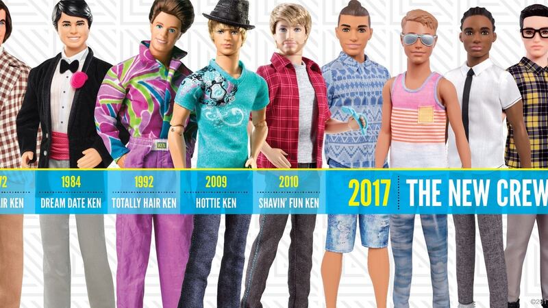 Multiracial Ken: Mattel has released 15 new dolls – all named Ken – in his “most diverse line-up to date”, starting with two new “broad” and “slim” body types. Photograph: Mattel/PA Wire