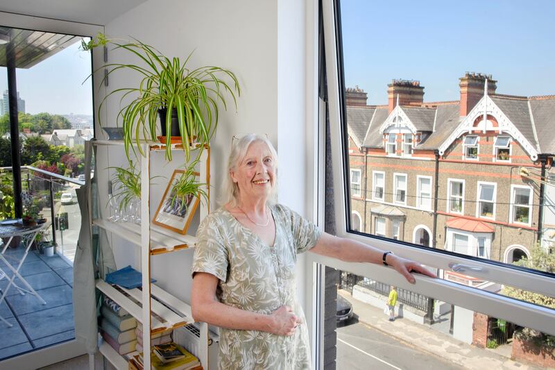 While developments like Springville will barely make a dent in State’s huge housing challenge, resident Helen Bygrove hopes to see it replicated widely. Photograph: Daragh Mc Sweeney/Provision